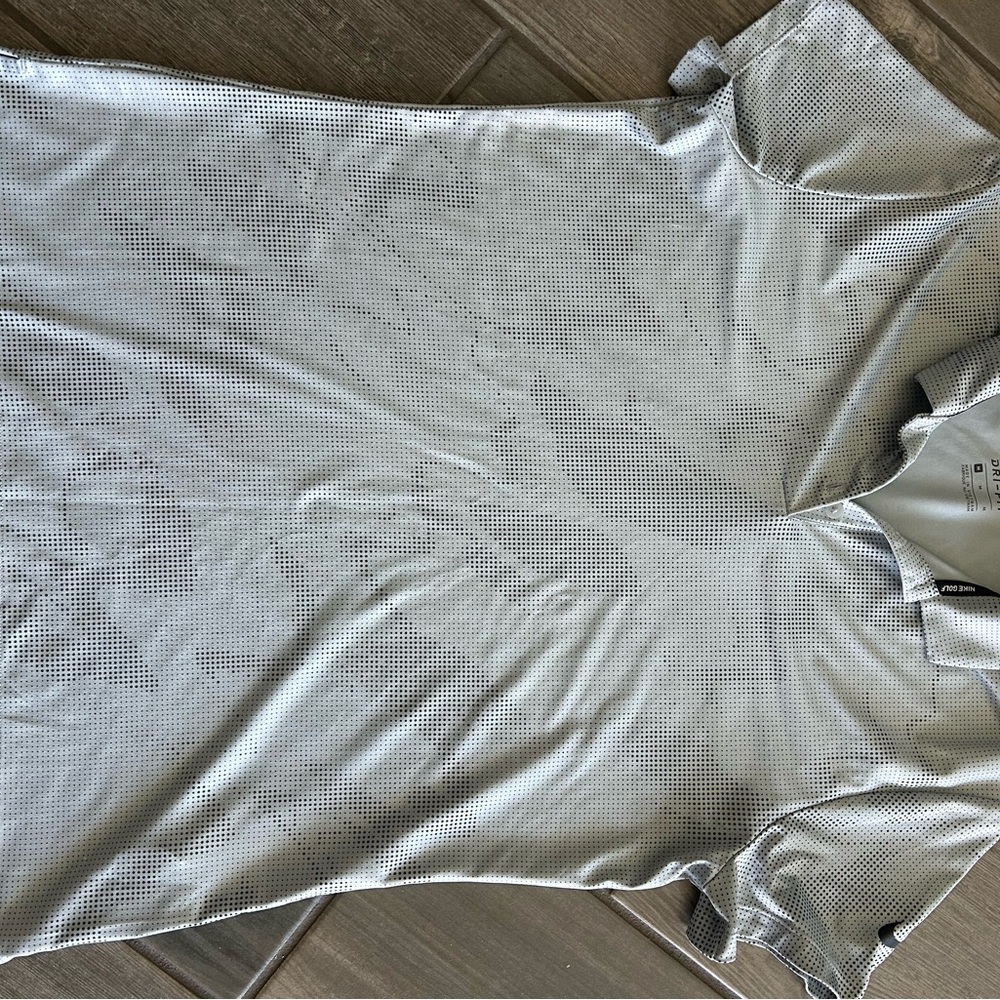 Nike Dri-FIT Light Gray Polo Shirt